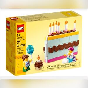 LEGO Birthday Cake Building Set with Figures 40641